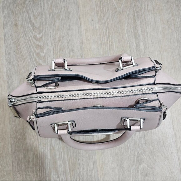 Steve Madden - Handbag Satchel Two Way Multiple Compartments - Baby Pink - Picture 5 of 13